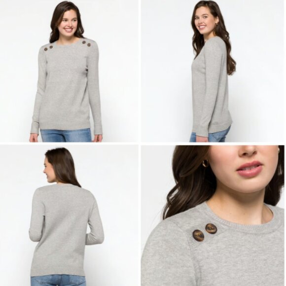 Pink Clover Sweaters Pink Clover Size L Carson Crewneck Sweater